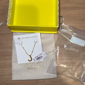 Kendra Scott J Initial Necklace